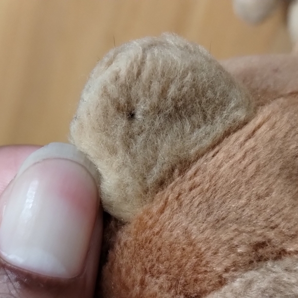 -Ty Beanie Babies Bongo The Monkey Tan Tail - 10" - Picture 17 of 17